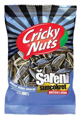 CRICKY NUTS SUNCOKRET 40GR SARENI SLANI