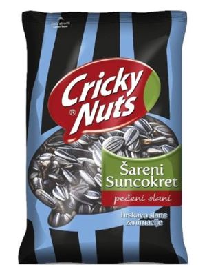 CRICKY NUTS SUNCOKRET 200GR SARENI PECENI SLANI
