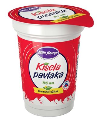 Kisela pavlaka 400g Milk House AK/10/26