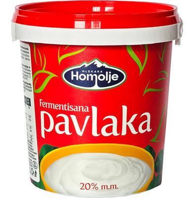 Kisela pavlaka 20%mm 700g Homolje