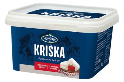 SIR KRIŠKA BELA HOMOLJSKA MIN45% MM 400G EKOFIL