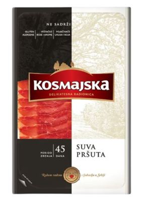 PRŠUTA SUVA SLAJS 100GR KOSMAJSKA DELIKOS