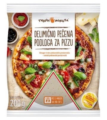 PODLOGA ZA PIZZU SVEZA 200G