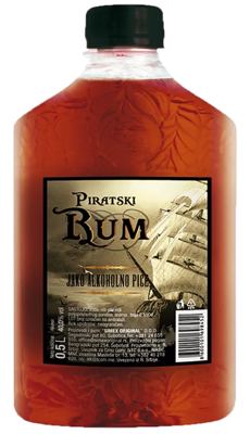RUM J.A.P. PIRATSKI BUM 40 % PET 0.5 L