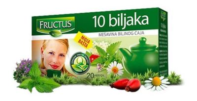 FRUCTUS ČAJ 10 BILJAKA 30G 20/1