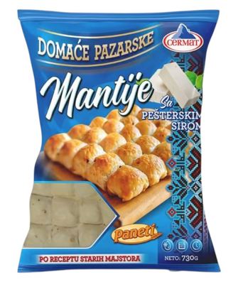 PAZARSKE MANTIJE SA SIROM 730G