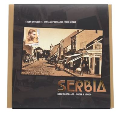 BOMBONJERA VINTAGE POSTCARD FROM SERBIA EUGEN 90G