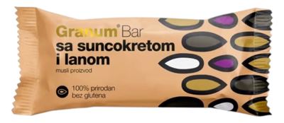 BAR SA SUNCOKRETOM I LANOM 30 GR GRANUM