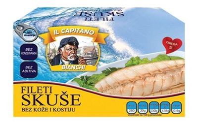 Skuša Filet U Biljnom Ulju Capitano 115 g