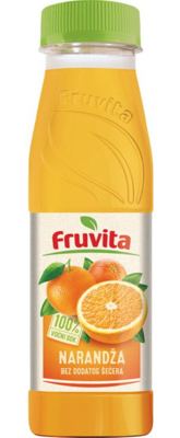 FRUVITA 100% VOCNI SOK NARANDZA 0.33L