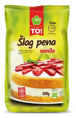 TO ŠLAG PENA VANILA 500G