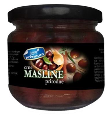 Crna maslina SK 340gr Premium Libero