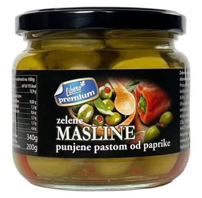 Zelene masline PP 340gr Premium Libero