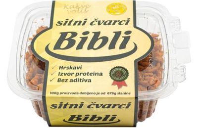 ČVARCI SITNI 200 GR BIBLI