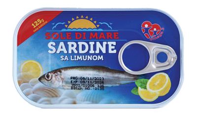 SARDINA SA LIMUNOM 125G SOLE DI MAR