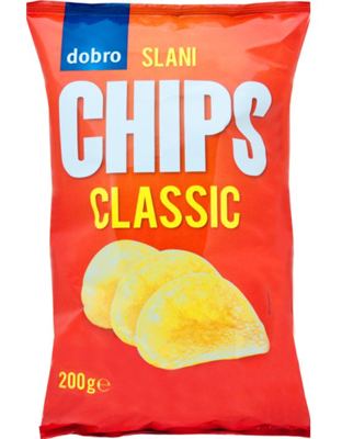 ČIPS SLANI DOBRO 200G CLASSIC 328344 XXXF1