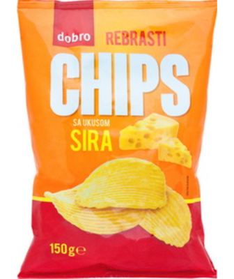 CHIPS DOBRO 150G REBRASTI SA SIROM 328348