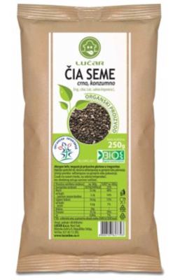 ČIA SEME ORGANSKO LUČAR 250G
