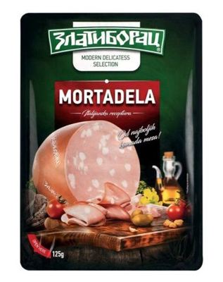 ZLATIBORAC MORTADELA SLAJS 125G