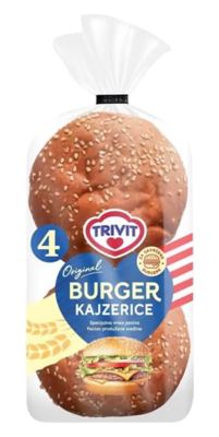 BURGER KAJZERICA 4 X 80g TRIVIT