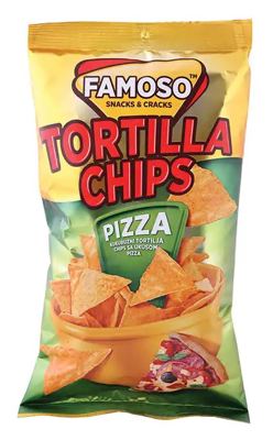 FAMOSO TORTILJA ČIPS PIZZA 85GR