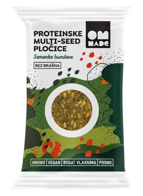 PLOČICE PROTEINSKE BEZ BRAŠNA BUNDEVA OM MADE 54G