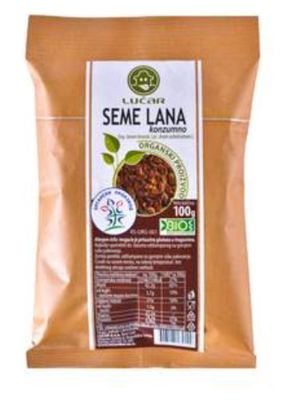 LANENO SEME ORGANSKO LUČAR 100G