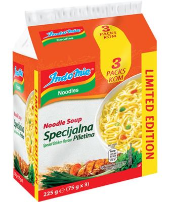 SUPA INSTANT INDOMIE SPECIJALNA PILETINA 3/1 225G