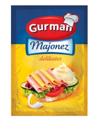 MAJONEZ DELIKATES 180G "GURMAN" KESICA 14/1