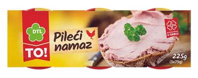 Pileći Namaz Tropak TO Dtl 3×75 g