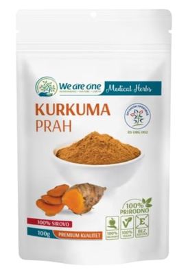KURKUMA PRAH ORGANSKI 100G WE ARE O