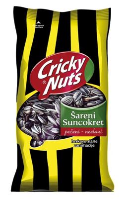 CRICKY NUTS SUNCOKRET 200GR SARENI PECENI NESLANI