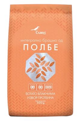 BRAŠNO INTEGRALNO OD POLBE 500GR SLAVUJ