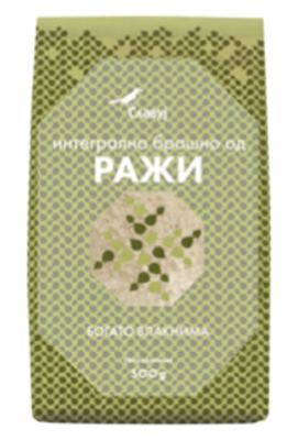 BRAŠNO INTEGRALNO OD RAŽI SLAVUJ 500G