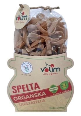 TESTENINA ORGANSKA SA SPELTOM TAGLIATELLA 250GR VOLIM
