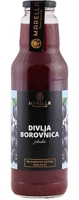 sok divlja borovnica jabuka 750ml marella natural