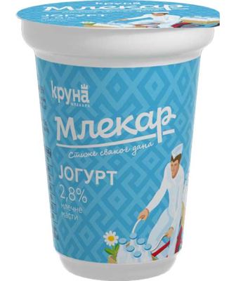 MLEKAR JOGURT 2.8%MM 180G"KRUNA"