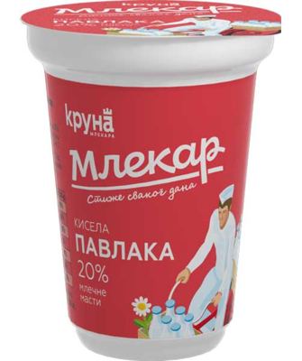 MLEKAR PAVLAKA 20%MM 180G"KRUNA"