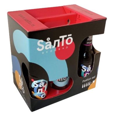 PIVO SALTO 5X0,33L NPB+POKLON ČAŠA