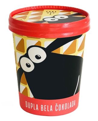 Sl.dupla bela cok.Crna ovca 300g