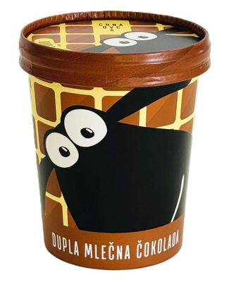 Sl.dupla mlecna cokol.Crna ovca 300g