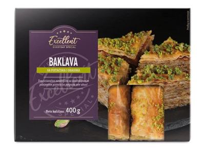 Baklava sa pistacima Excellent 400g
