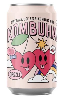 KOMBUHA VIŠNJA 0.33L DROZLI