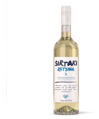 VINO BELO SIRTAKI RETSINA 0.5L