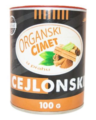 CIMET ORGANSKI CEJLONSKI U PRAHU TOP FOOD 100G