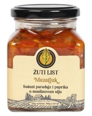 PARADAJZ SUŠENI I PAPRIKA MEDITERAN ŽUTI LIST 290G