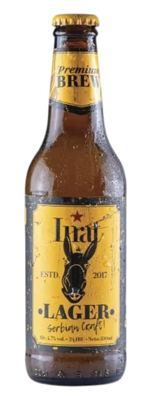 Pivo Lager Inat 0,33l
