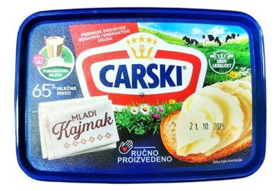 KAJMAK MLADI 65%MM 250GR CARSKI
