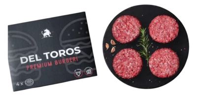 Premium burger Del Toros 4x125g