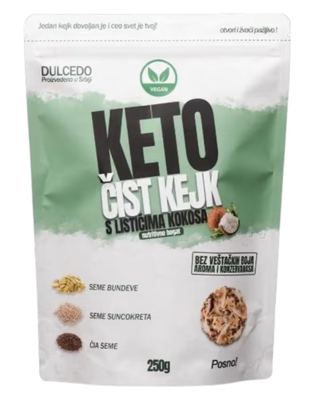 KETO ČIST KEJK 240G DULCEDO